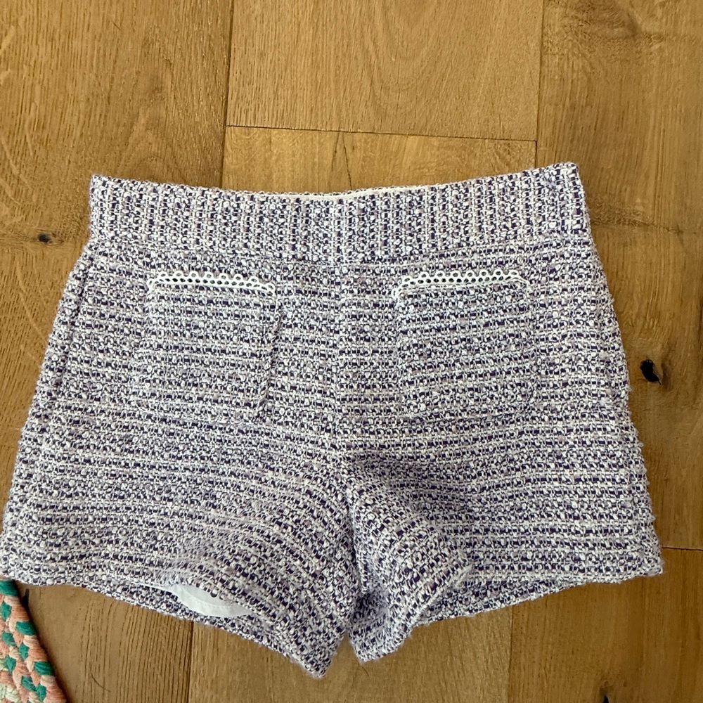NWT Janie and Jack Purple Tweed Shorts 5